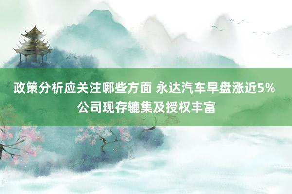 政策分析应关注哪些方面 永达汽车早盘涨近5% 公司现存辘集及授权丰富