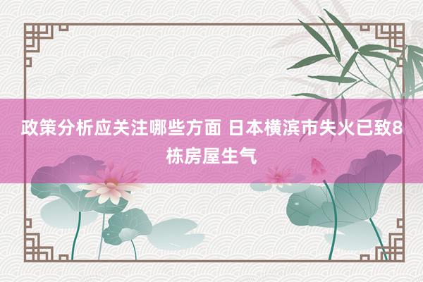 政策分析应关注哪些方面 日本横滨市失火已致8栋房屋生气