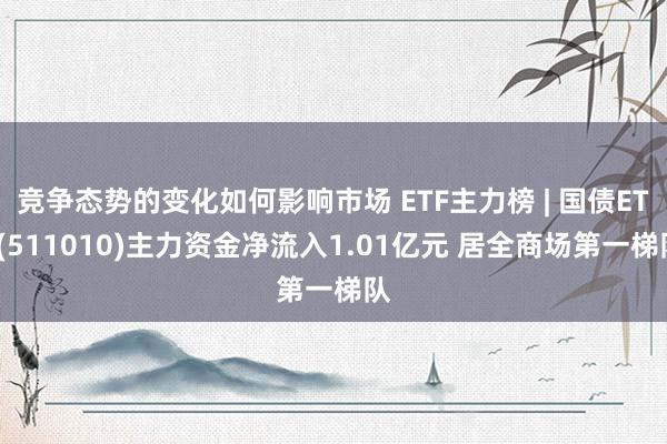 竞争态势的变化如何影响市场 ETF主力榜 | 国债ETF(511010)主力资金净流入1.01亿元 居全商场第一梯队