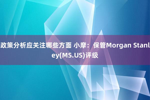 政策分析应关注哪些方面 小摩：保管Morgan Stanley(MS.US)评级