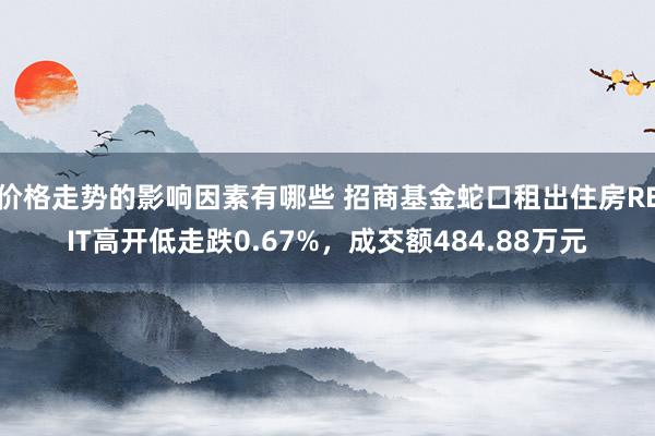 价格走势的影响因素有哪些 招商基金蛇口租出住房REIT高开低走跌0.67%，成交额484.88万元