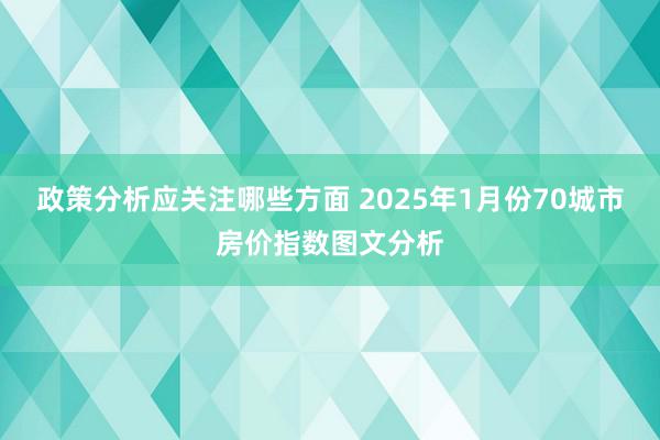 政策分析应关注哪些方面 2025年1月份70城市房价指数图文分析